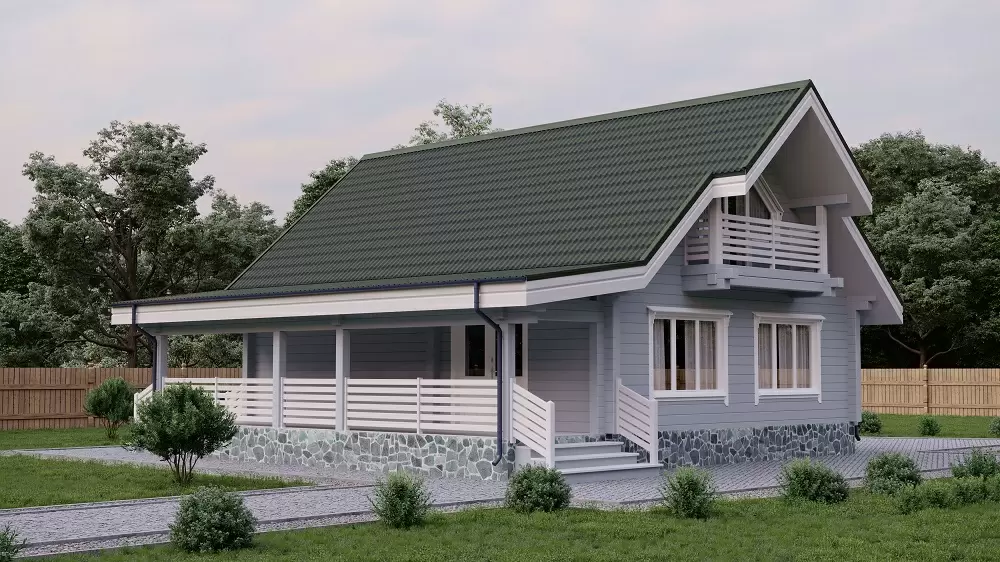 Кровельный лист ОНДУЛИН Черепица 1,95*0.96 м, зеленый