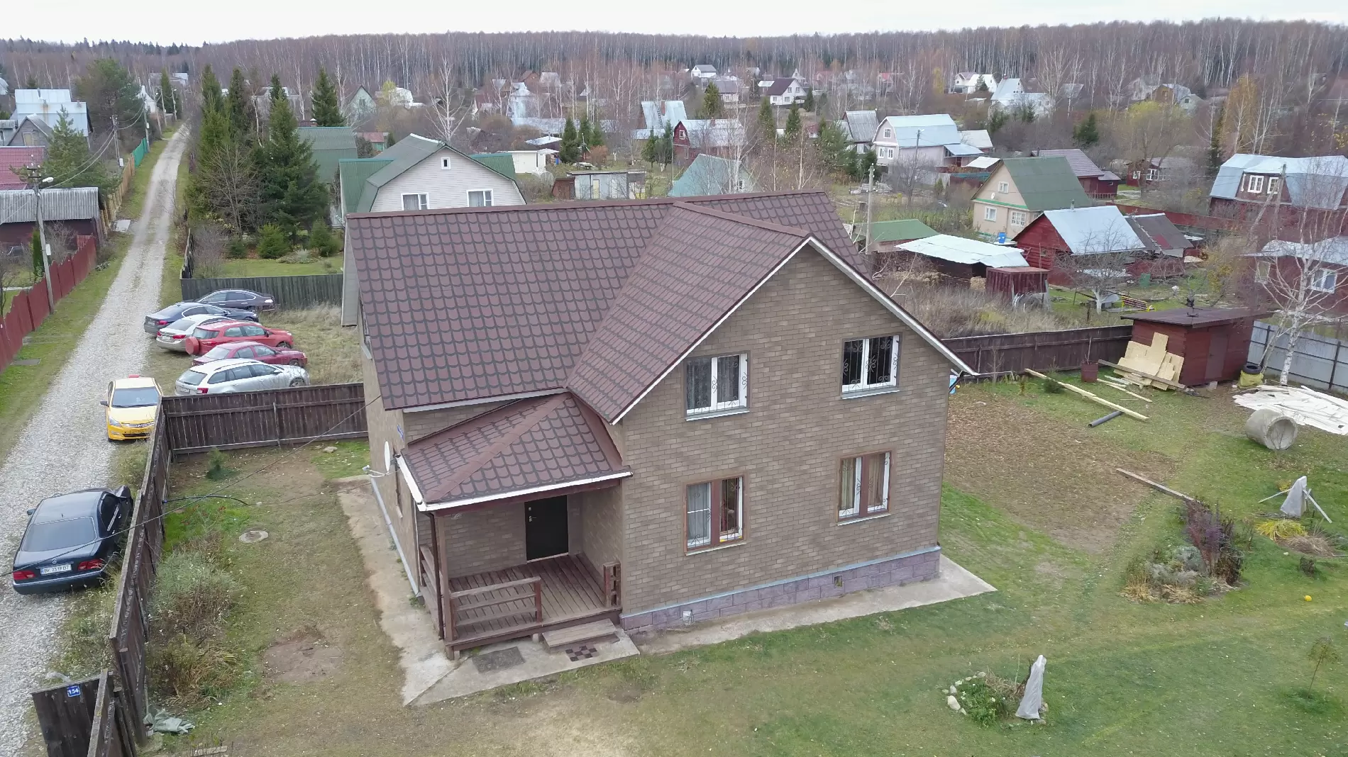 Рулонная черепица ТН SHINGLAS, Кирпичная кладка, зеленая, 8 м²