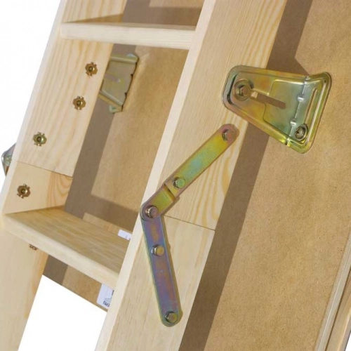 Лестница чердачная деревянная LWS Fakro, 60х100х280 см