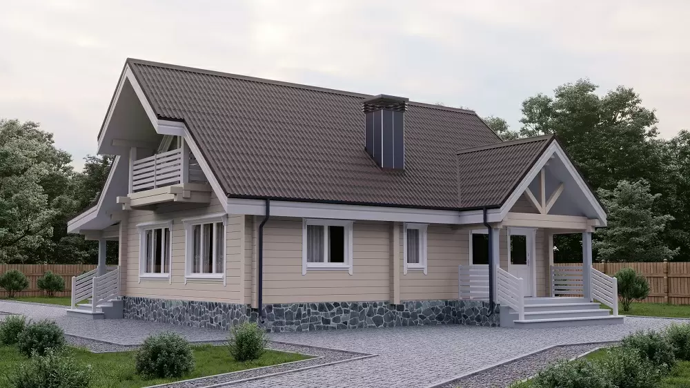 Кровельный лист ОНДУЛИН Черепица 1,95*0.96 м, коричневый