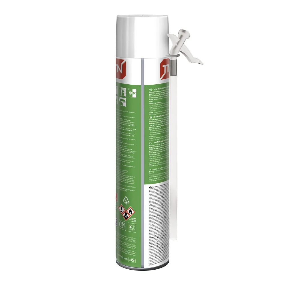 Пена монтажная Технониколь 65 Master бытовая, 1000 мл