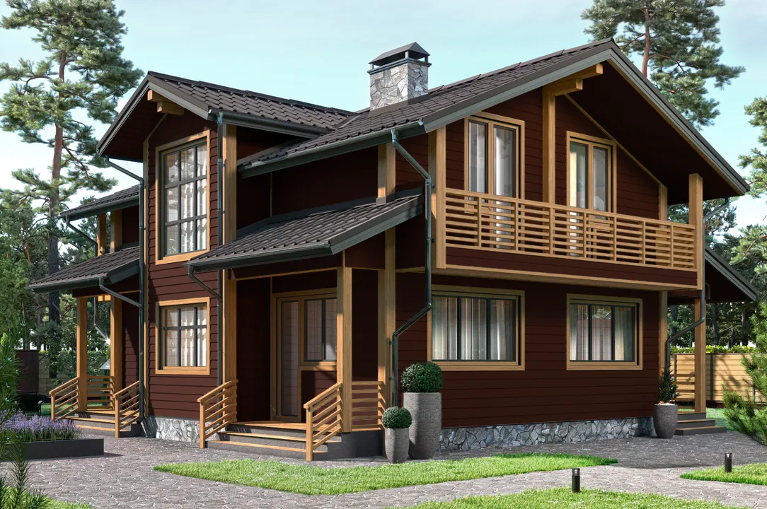 Фибросайдинг "DECOVER" 3600x190x8мм Mokko