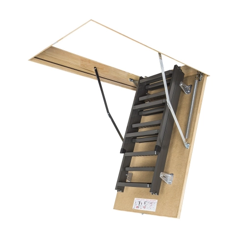 Лестница чердачная металлическая LMS Fakro, 60х140х305 см