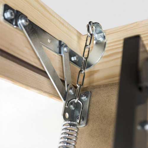 Лестница чердачная металлическая LMS Fakro, 60х140х305 см