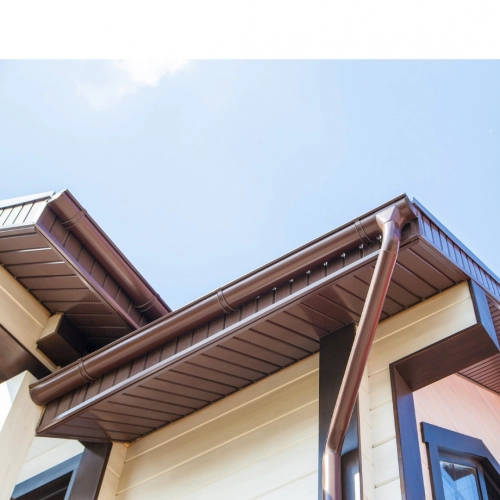 Колено стока Grand Line 125/90мм, шоколад