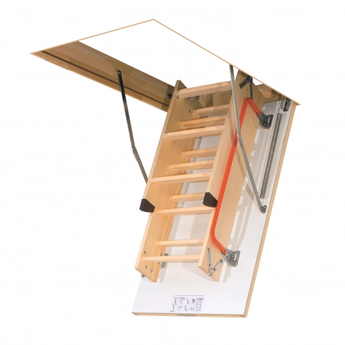 Лестница чердачная деревянная LWK Fakro, 60х130х305 см