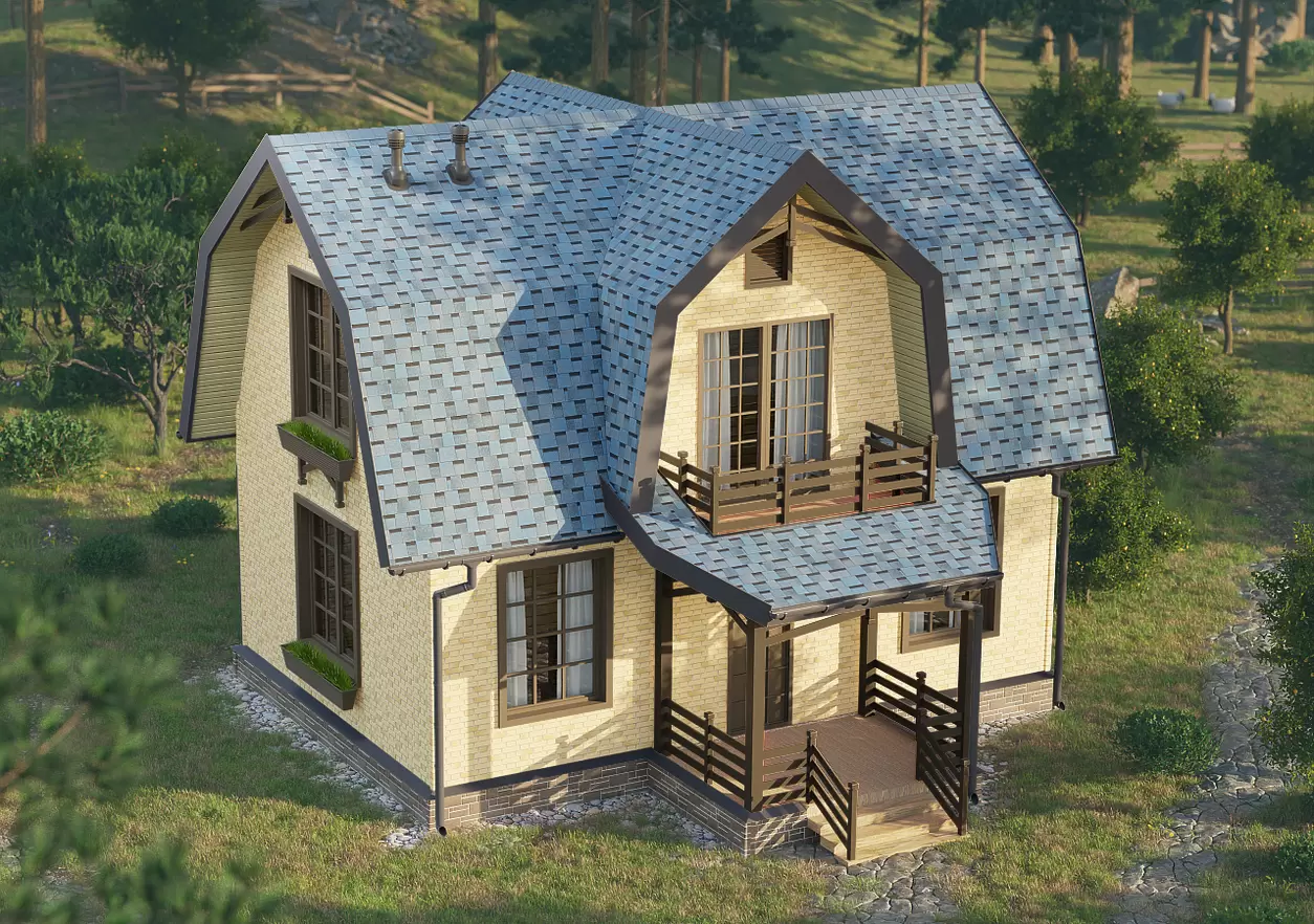Гибкая черепица ламинированная Docke PIE Standart Dragon Голубика 2,38м²/уп
