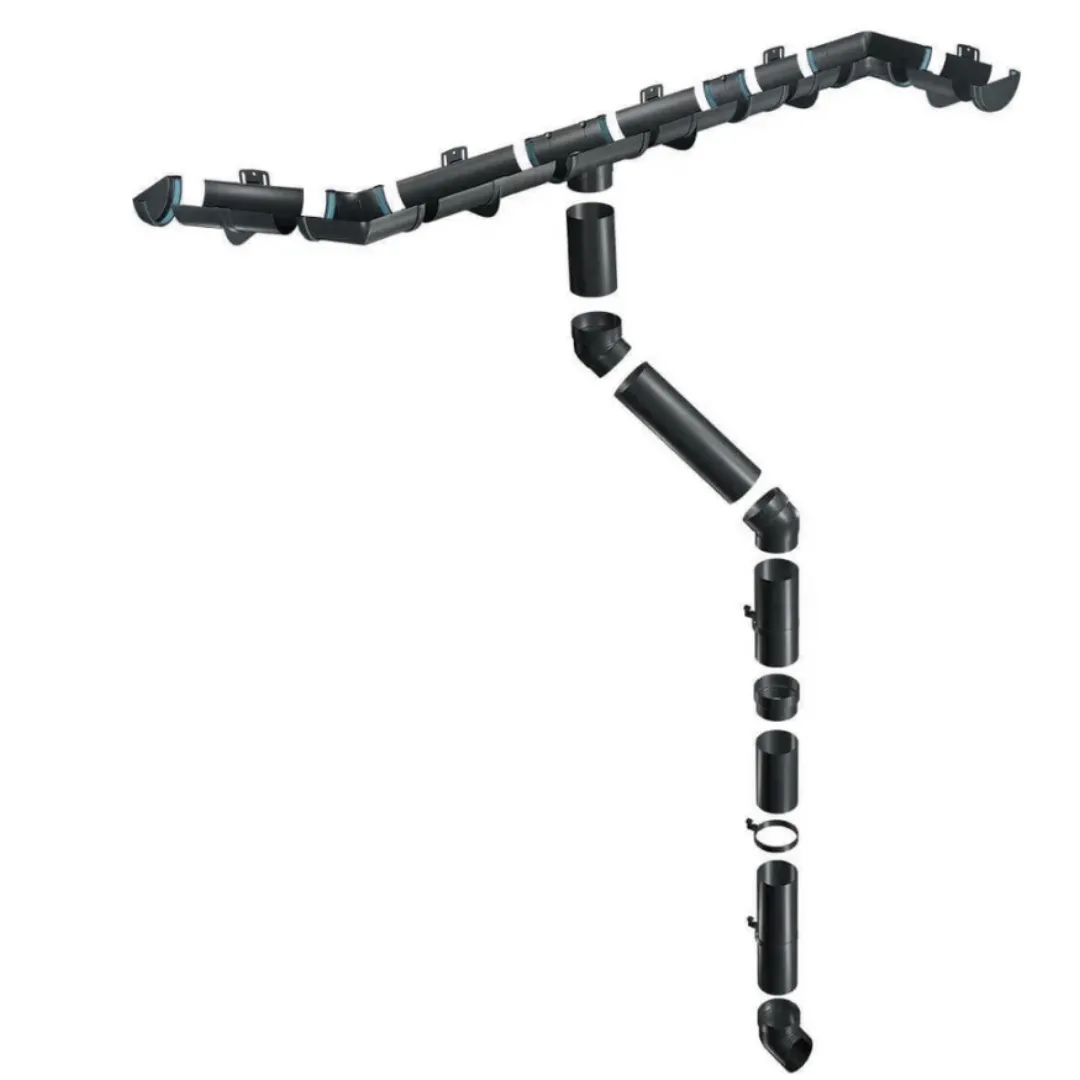 Воронка ПВХ Grand Line 120/90 графит