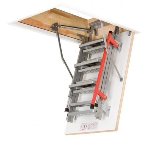 Лестница металлическая складная Fakro LML 70х140х305 см