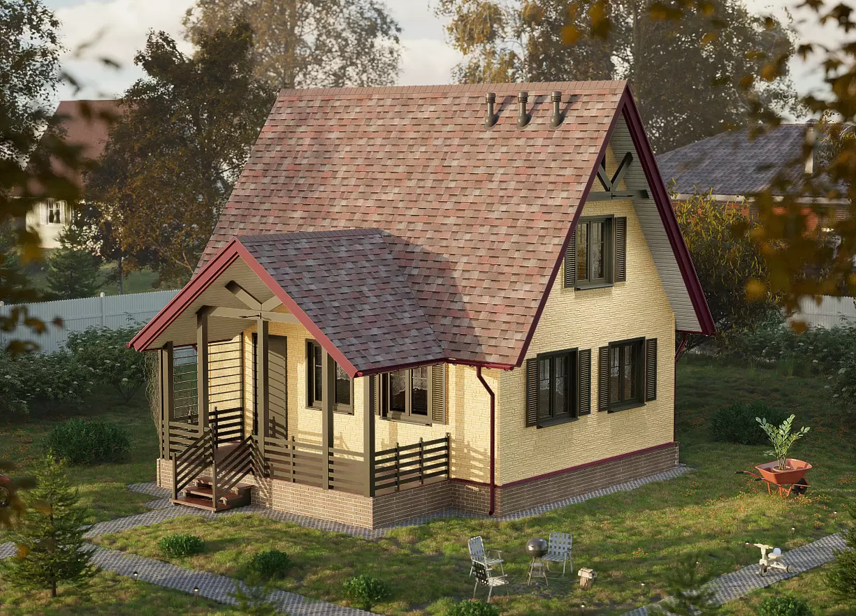 Гибкая черепица ламинированная Docke PIE Premium Dragon Слива 2,38м²/уп
