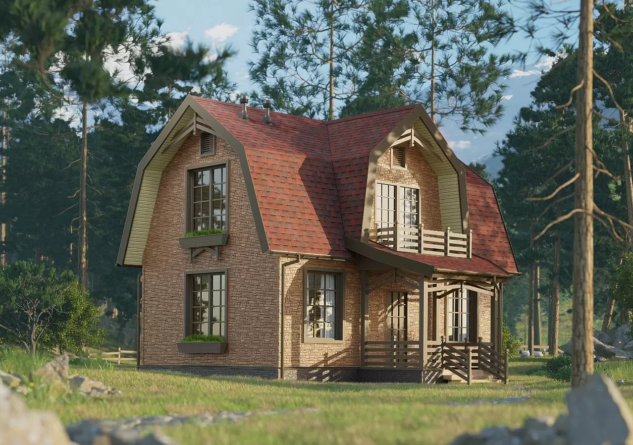 Гибкая черепица ламинированная Docke PIE Europa Dragon Красный 2,38м²/уп
