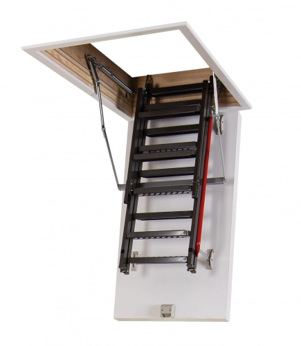 Лестница металлическая складная Fakro LMT 80х120х280 см