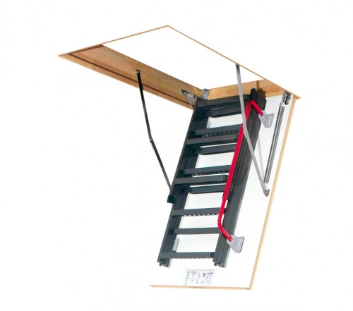 Лестница чердачная металлическая LMK Fakro, 70х130х280 см