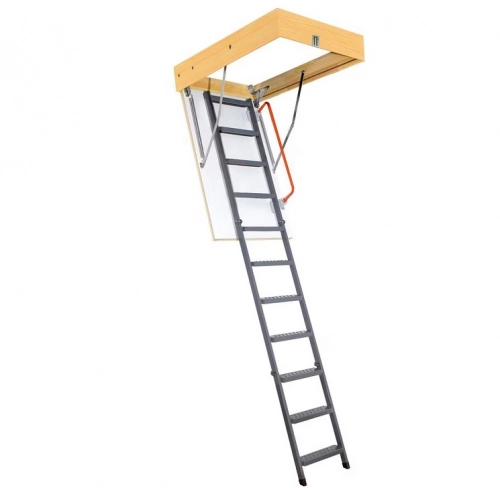 Лестница чердачная металлическая LMK Fakro, 70х130х280 см
