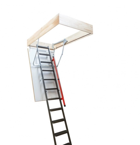 Лестница металлическая складная Fakro LMP 86х144х366 см