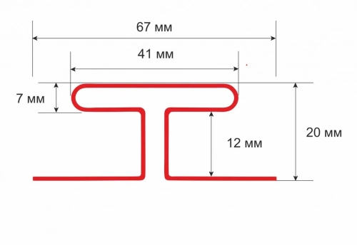 Н профиль соединительный Технониколь ОПТИМА3000 мм, Вереск