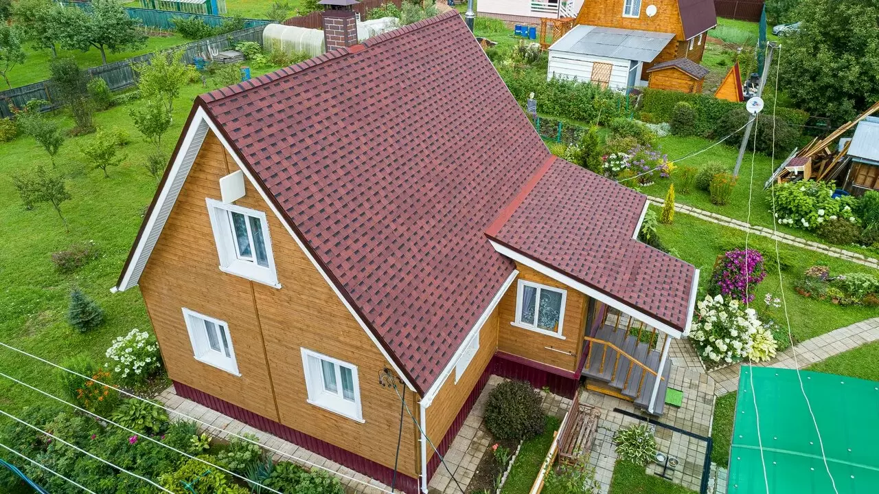 Многослойная черепица Технониколь Shinglas, Фазенда, Красный 2,6 м²/уп.