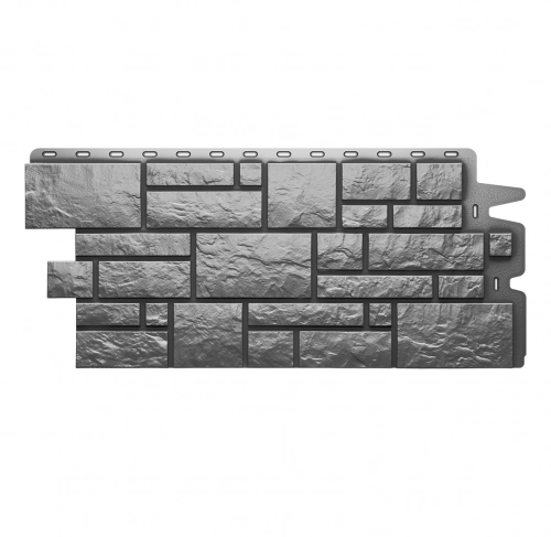 Цокольный сайдинг Docke Burg 0,42м2 Металлик 