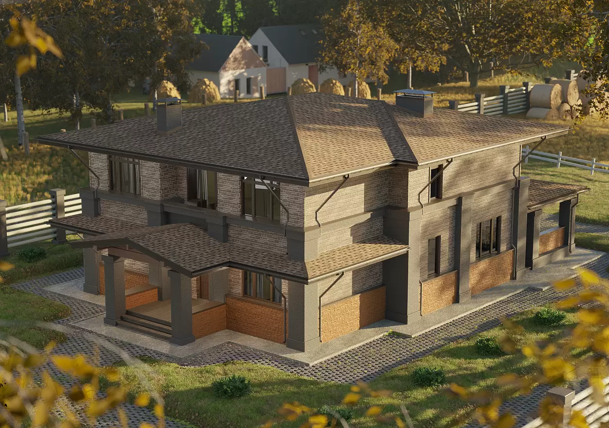 Гибкая черепица ламинированная Docke PIE Lux Dragon Трюфель 2,38м²/уп