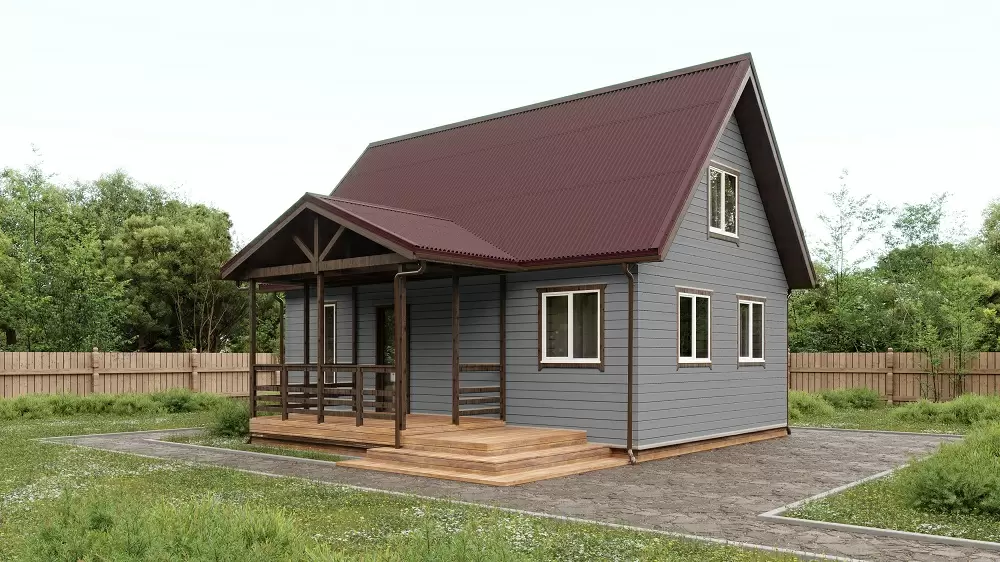 Кровельный лист ОНДУЛИН Смарт 1,95*0.96м красный