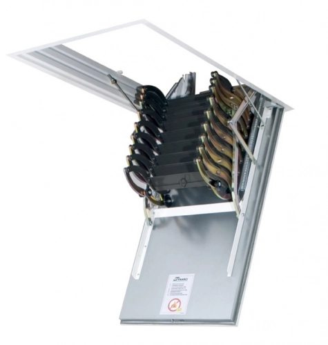 Лестница чердачная ножничная огнестойкая Fakro LSF 70х80х300 см