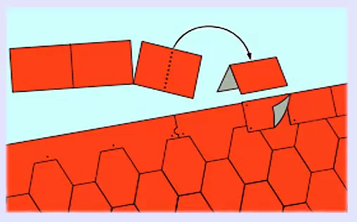 Конек/карниз Технониколь Shinglas 12/20 мп Красный (Красный) 5 м²/уп.